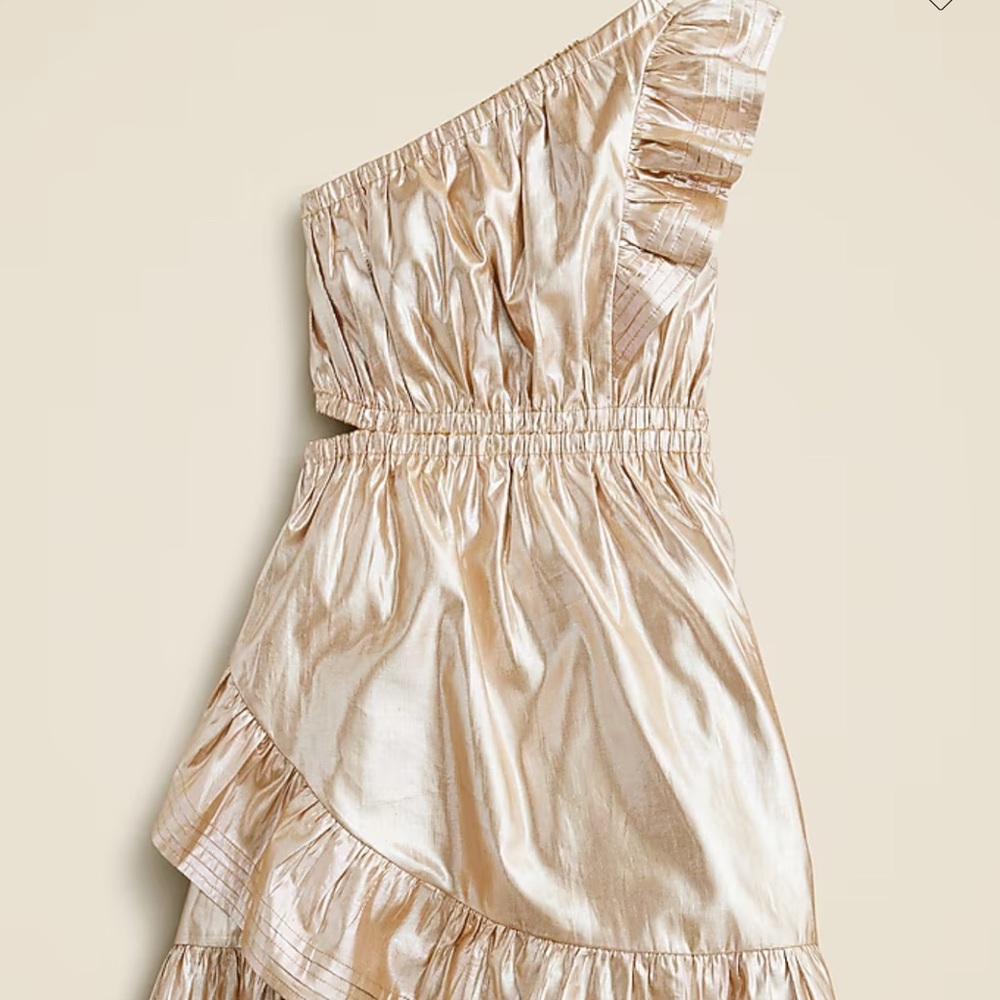 Crewcuts Shiny Gold dress